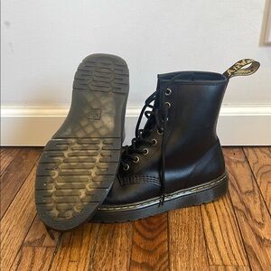 Dr. Martens Black Leather Boots